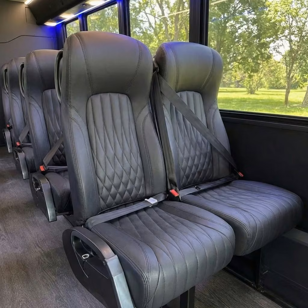 seaside 20 passenger minibus high back seats