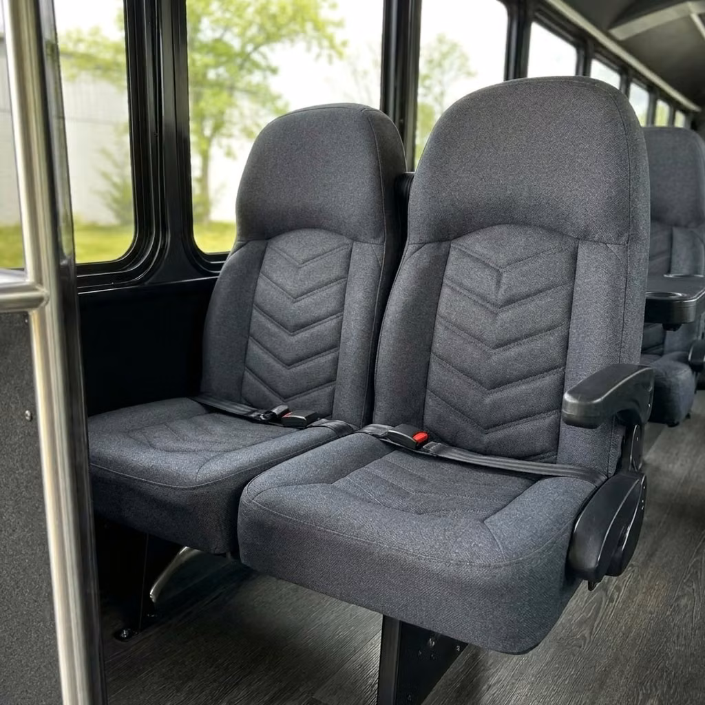 seaside 25 passenger minibus high back seats