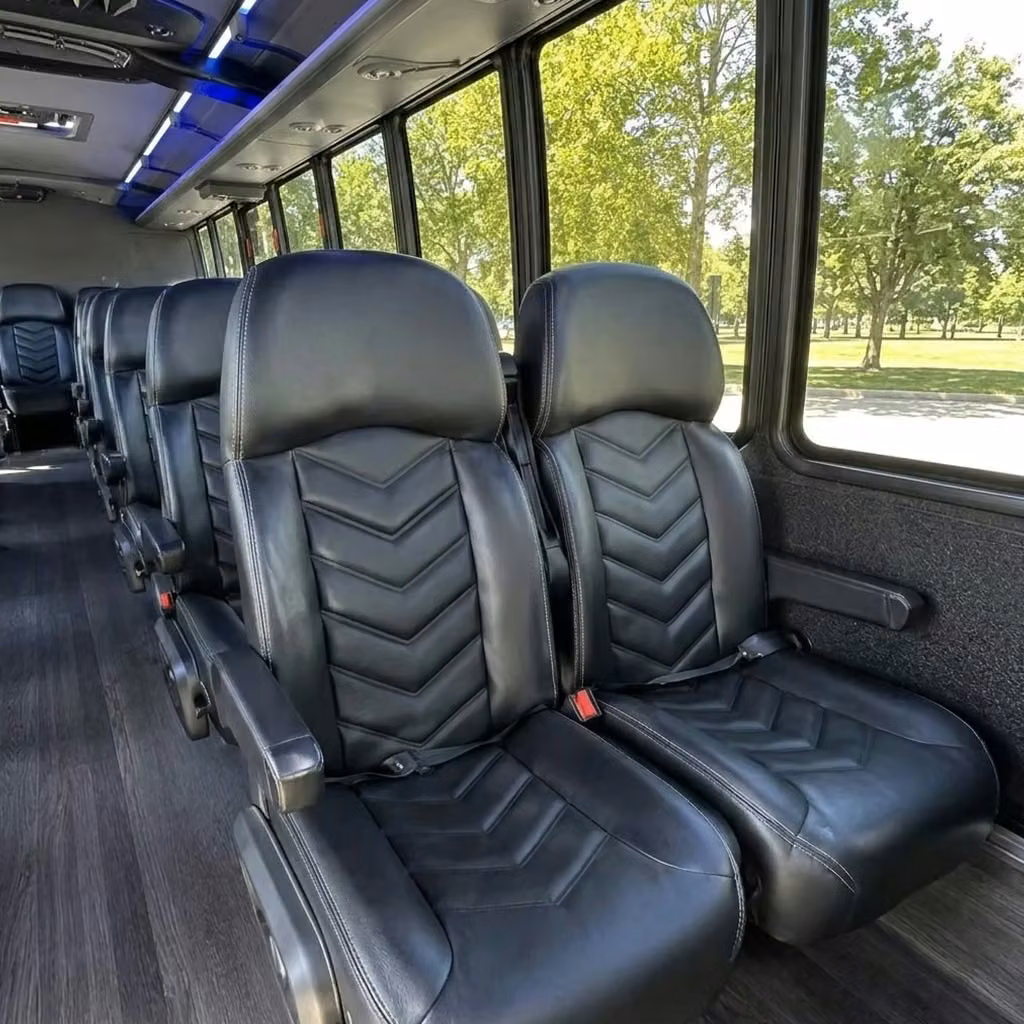 seaside 28 passenger minibus seating