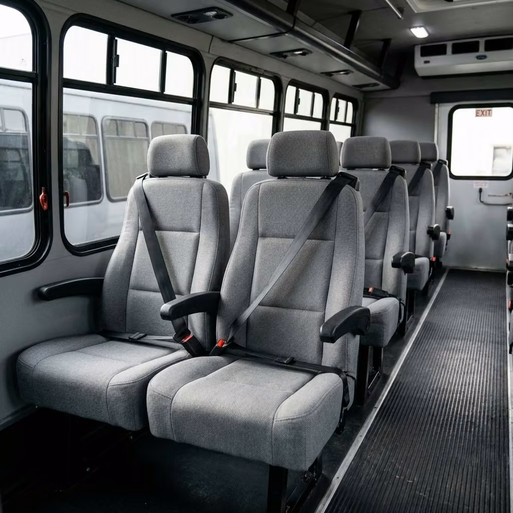 seaside 35 passenger minibus reclining seats