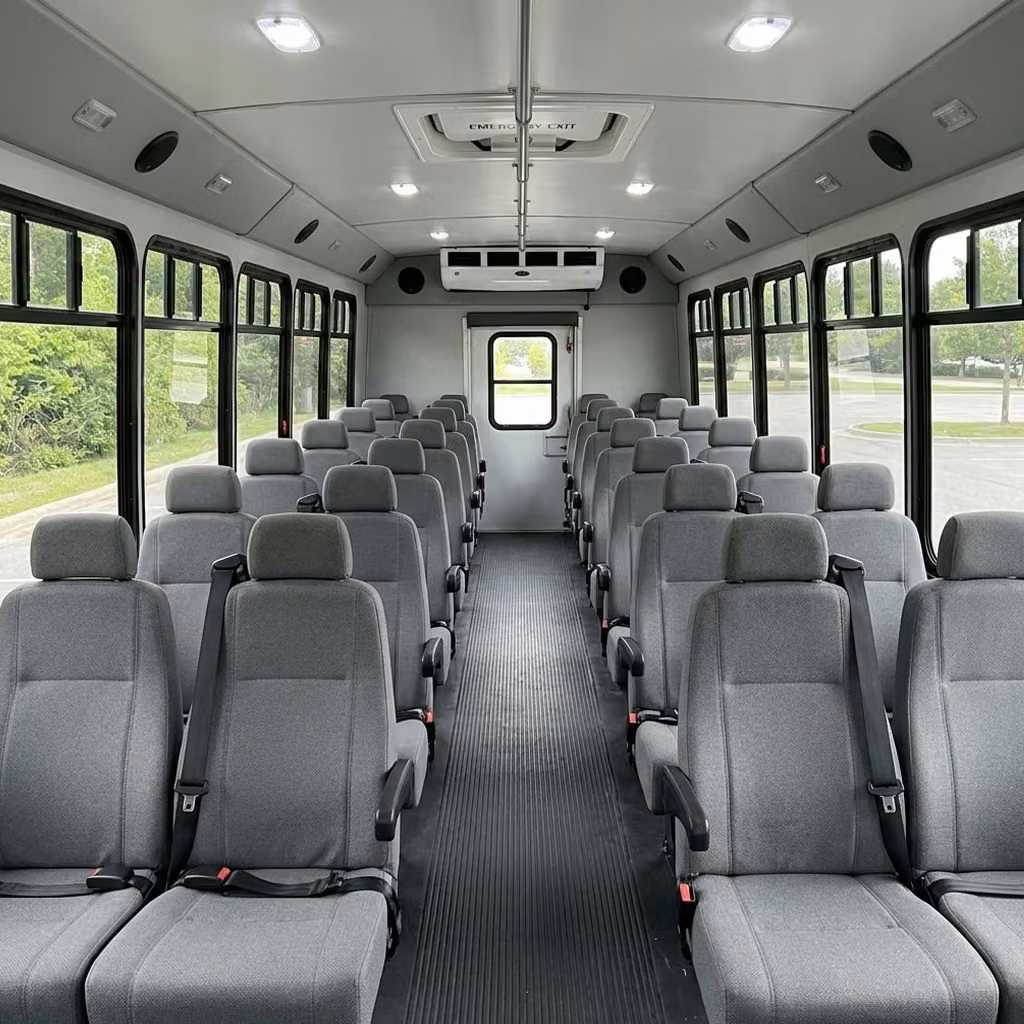 seaside 35 passenger minibus seating