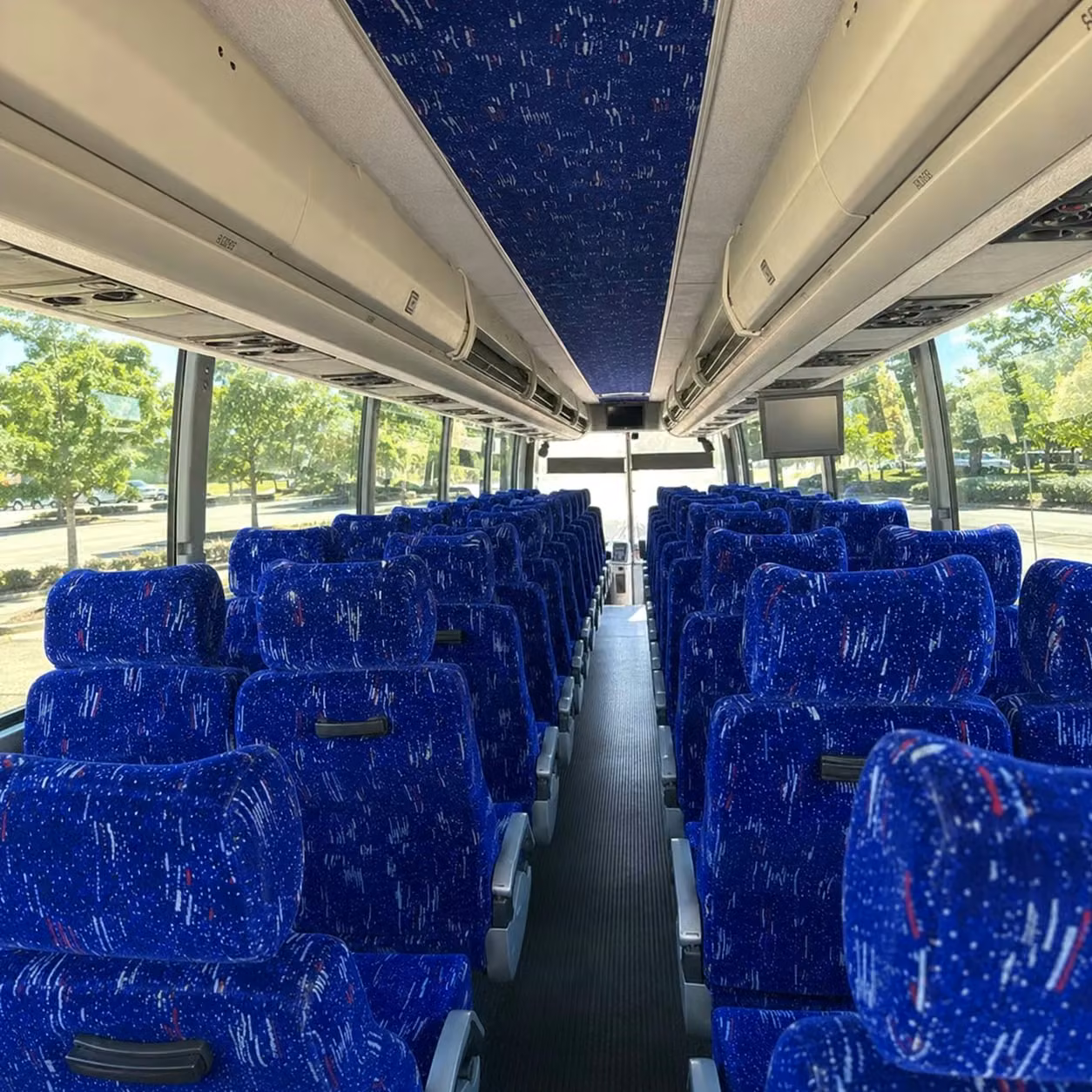 seaside charter bus interior 3