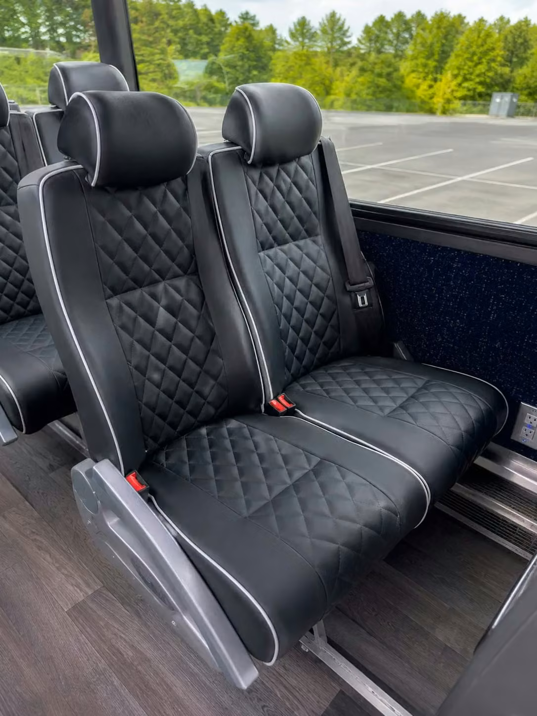 seaside charter bus reclining seats