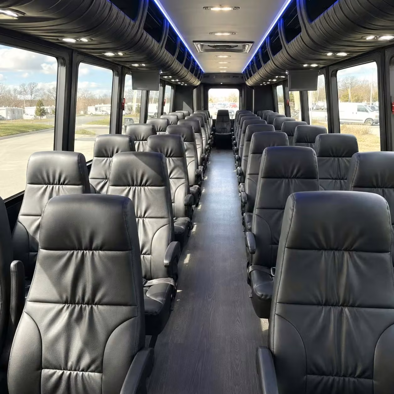 seaside minibus interior 3
