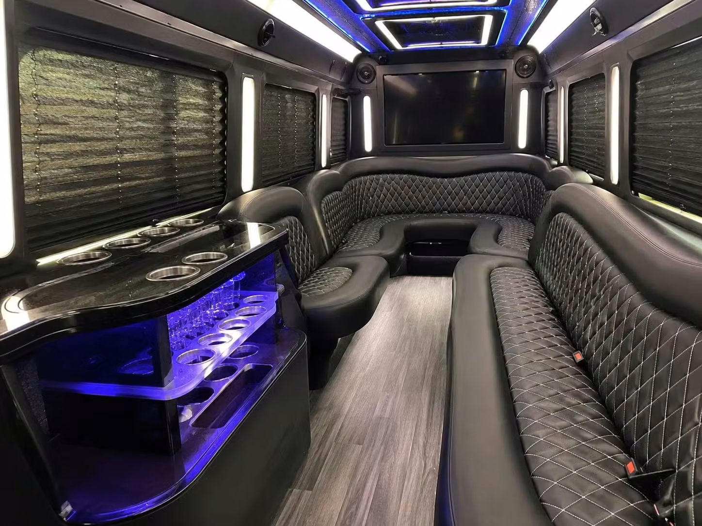 seaside party bus bar area