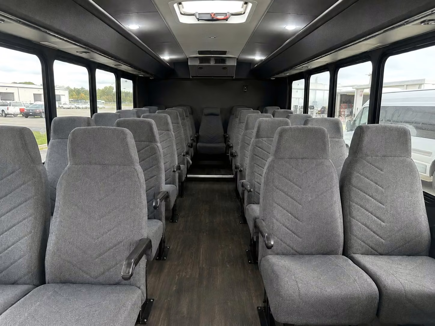 15 passenger minibus interior