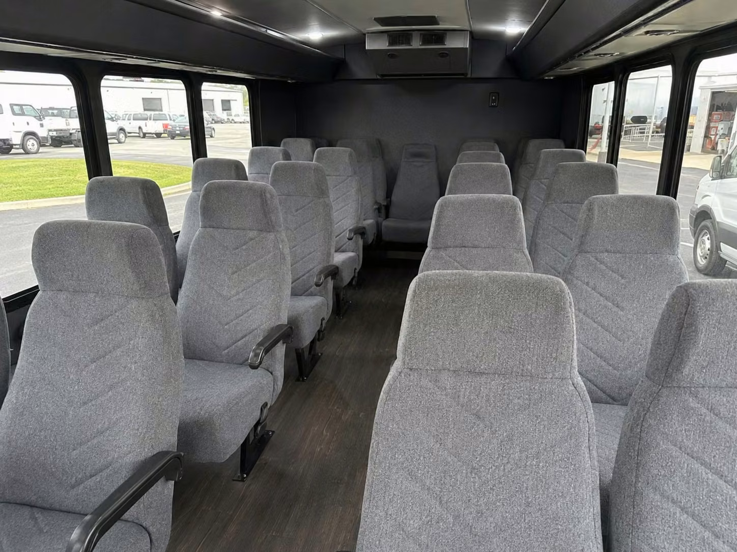 18 passenger minibus interior